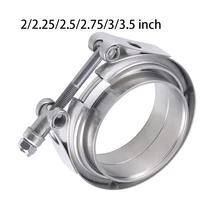 22 252 52 7533 5 inch stainless steel standard v band clamp male female flange assembly car accessories