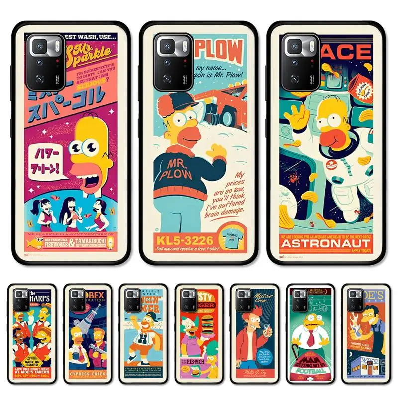 

Cartoon Cute S-Simpsonss Phone Case for Redmi Note 8 7 9 4 6 pro max T X 5A 3 10 lite pro