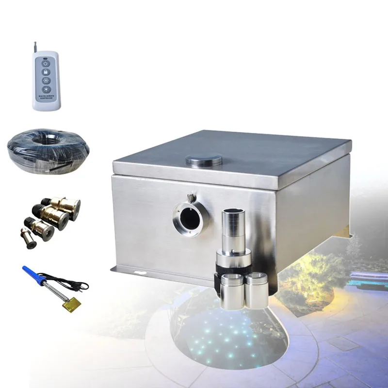 

swimming pool waterproof rgb light with engine fiber optic light kit