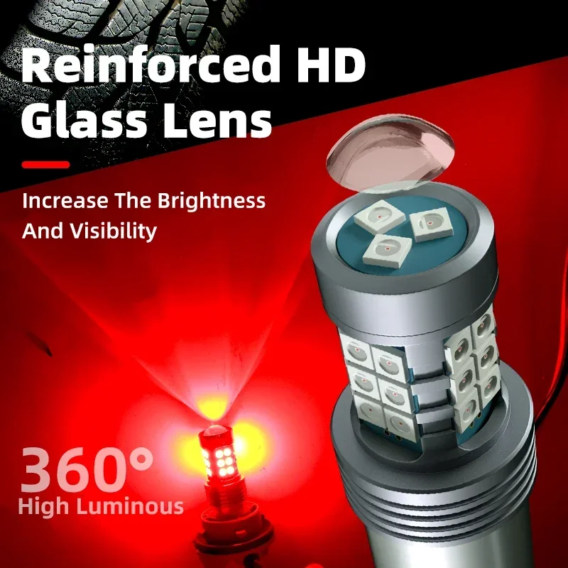 2 шт. автомобильные светодиодные стоп-сигналы красные лампы без ошибок для Hyundai