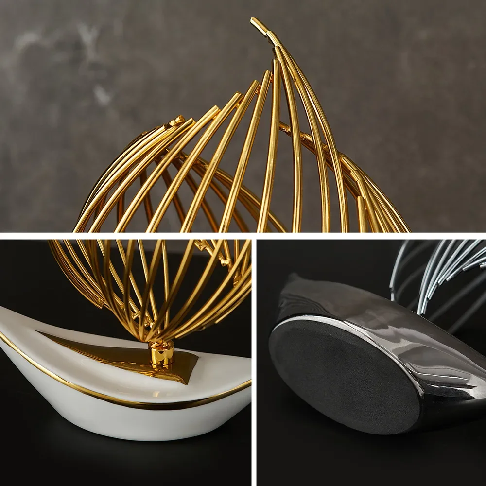 Украшения с парусником аксессуары для украшения дома стола гладкий парусник