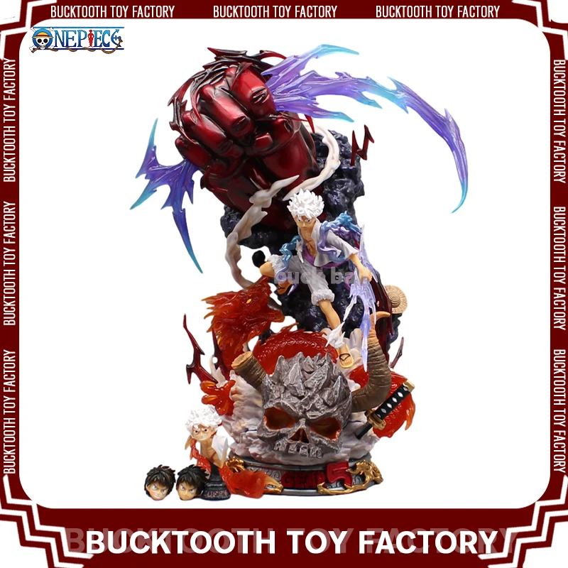 

31cm One Piece Luffy Anime Figure Gear 5 Nika Sun God Luffy Action Figures PVC Station Model Doll Collectable Desk Decora Toys