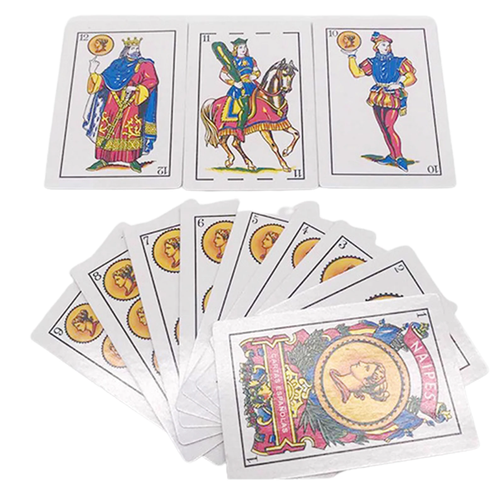 

50 Spanish Poker Cards Deck Creative Spanish Playing Cards Board Game Magic Poker Cards For Family Party Supplies