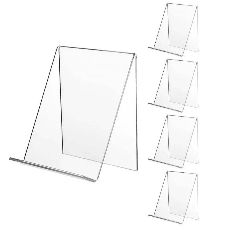 

NEW2023 Acrylic Display Shelf Mobile Wallet Rack Transparent Tablet Holder Desk Organizer Storage Book Holder Shelf Book Support