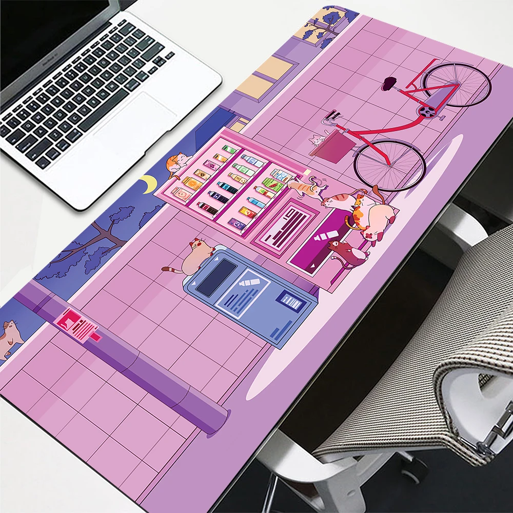 

Large Mouse Pad For Gamer Mouse Pad Gaming Mousepad XXL Large Mouse Mat Computer Deskmat Keyboards Pads Pink Kawaii Mousepad
