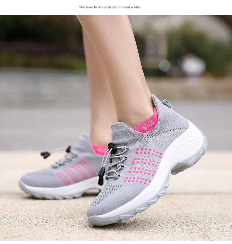 

Женские кроссовки для бега, дышащая повседневная обувь, уличная Легкая спортивная обувь, повседневные Прогулочные кроссовки, теннисная жен...