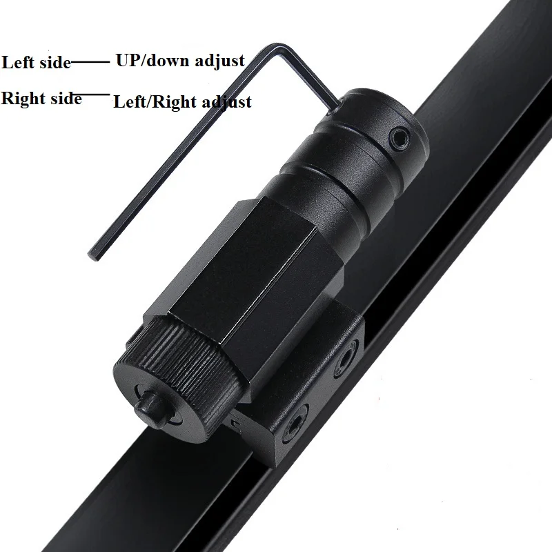 

Тактическая красная/зеленая лазерная указка, Регулируемый мини-прицел с красной точкой, лазерный прицел, крепление Вивера Пикатинни для ох...