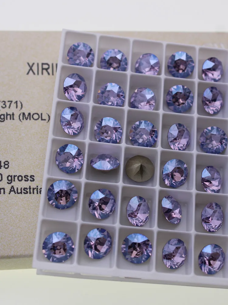 Shijia Rhinestone 088 с заостренной нижней частью круглый бриллиант трехмерный ворс 37 мл