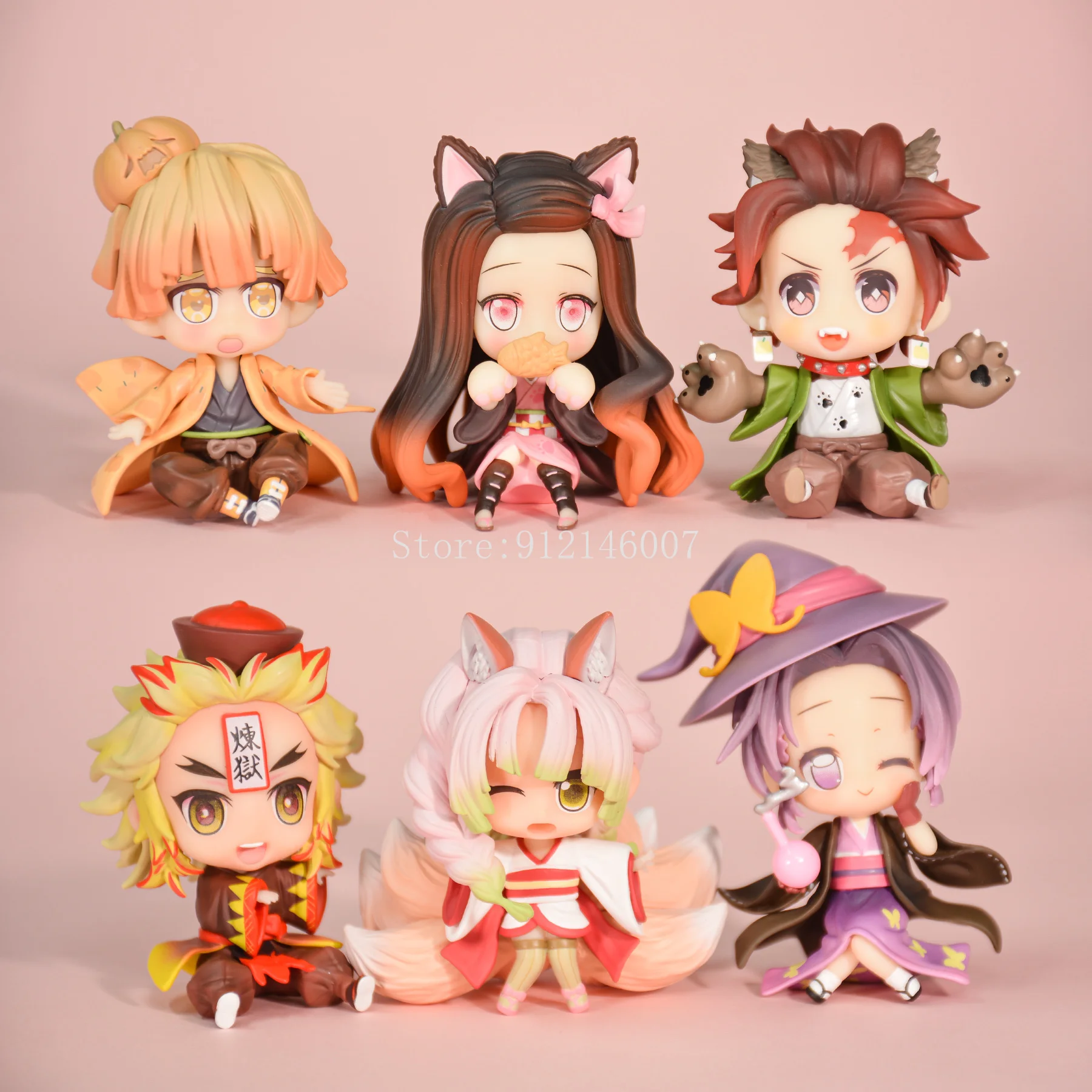 

Demon Slayer Anime Figure Kamado Nezuko/Kanroji Mitsuri/Rengoku Kyoujurou/Kochou Shinobu Action Kimetsu No Yaiba Gift Birthday