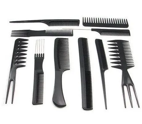 

10pcs/Set Professional Hair Comb Anti-static Straight Hair Combs Brushes Salon Hairdressing Hair Combs Hair Styling Tools
