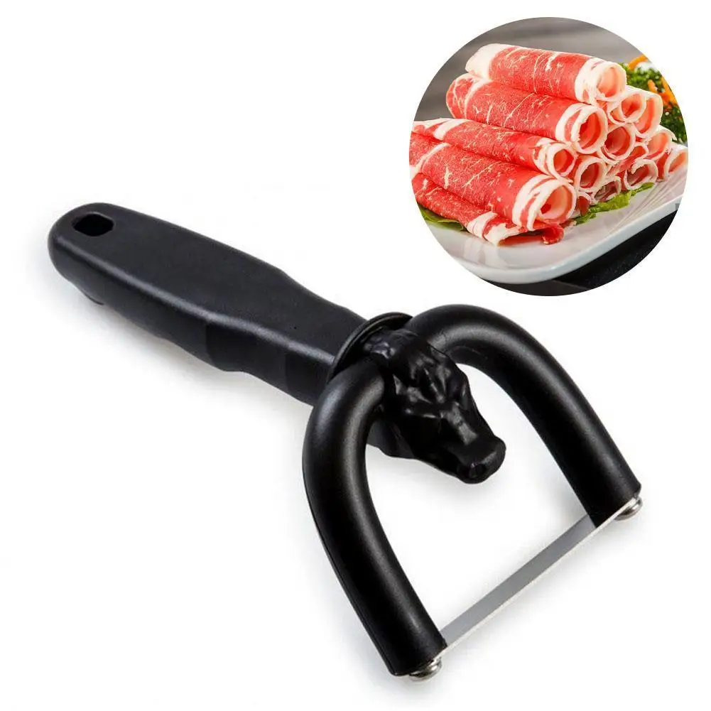 Kitchen Tools Meat Slicing Machine Alloy Steel Household Manual Thickness Adjustable Meat and Vegetables Slicer Gadget