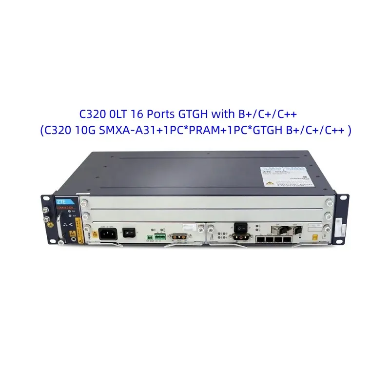 

Оптическая плата управления GPON OLT SMXA/3 Uplink 10G Zte C320, плата управления питанием переменного/постоянного тока, 16 портов PON GTGH C + C ++ SFP модуль FTTH