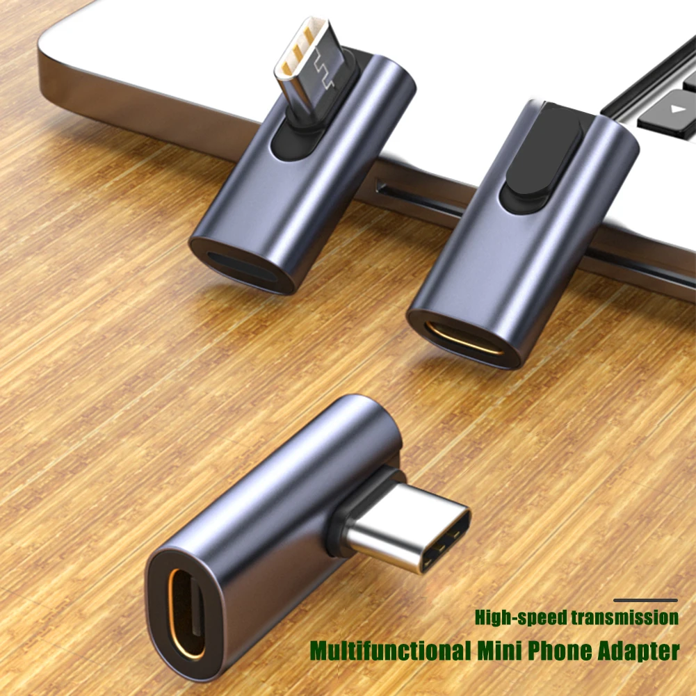 

Адаптер для зарядного кабеля, переходник с углом 90 градусов и штекером для передачи данных, Высокоскоростная передача данных для iPhone/iPad