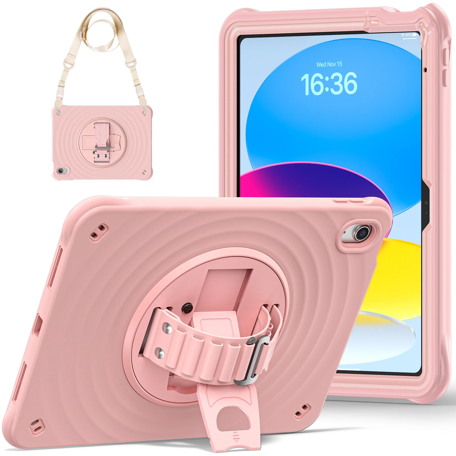 Вращающийся гибридный чехол-подставка для iPad 10 9 2022 10-го поколения A2757 A2777 A2696