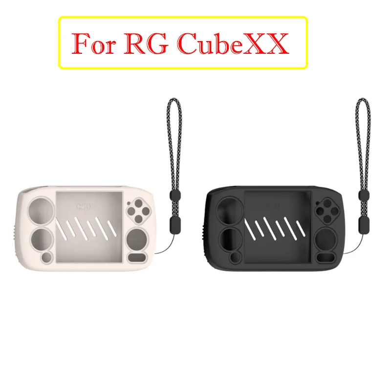 Фото Защитный чехол для геймпада для геймпада RG CubeXX, пылезащитный корпус, чехол для консоли, силиконовый корпус со шнурком №1