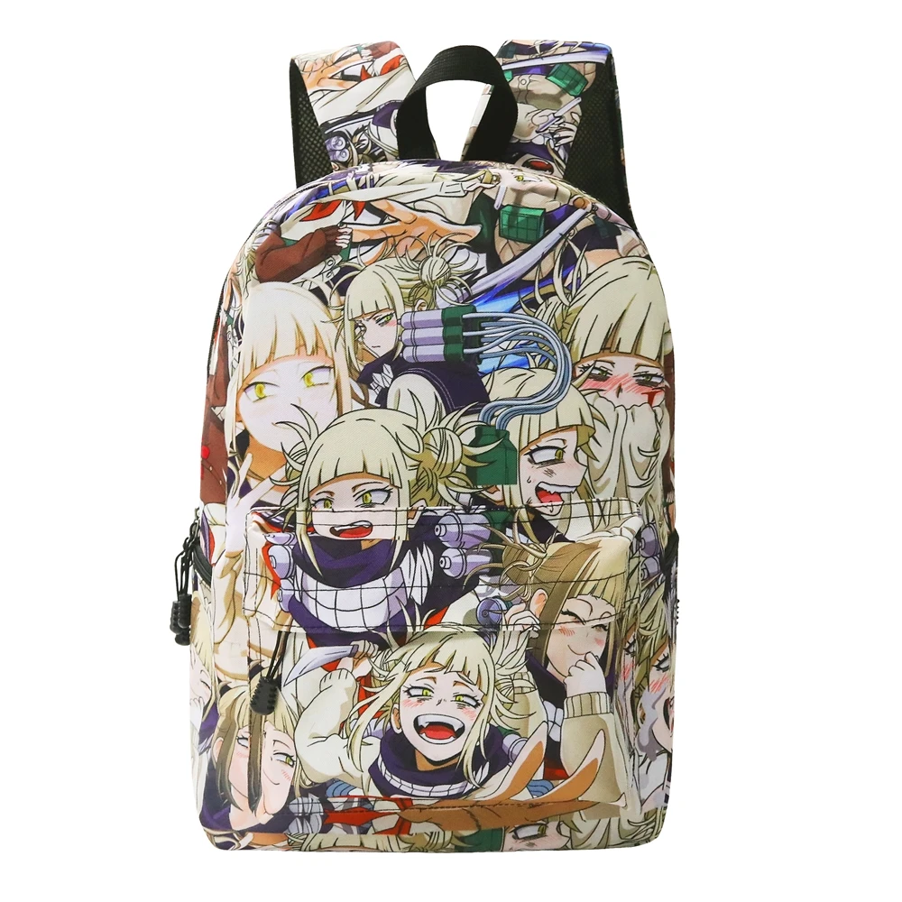 

Anime My Hero Academia Himiko Toga Backpack Mochilas Kids Backpack School Bag Laptop Rucksack Women Men Backbag Travel Daypacks