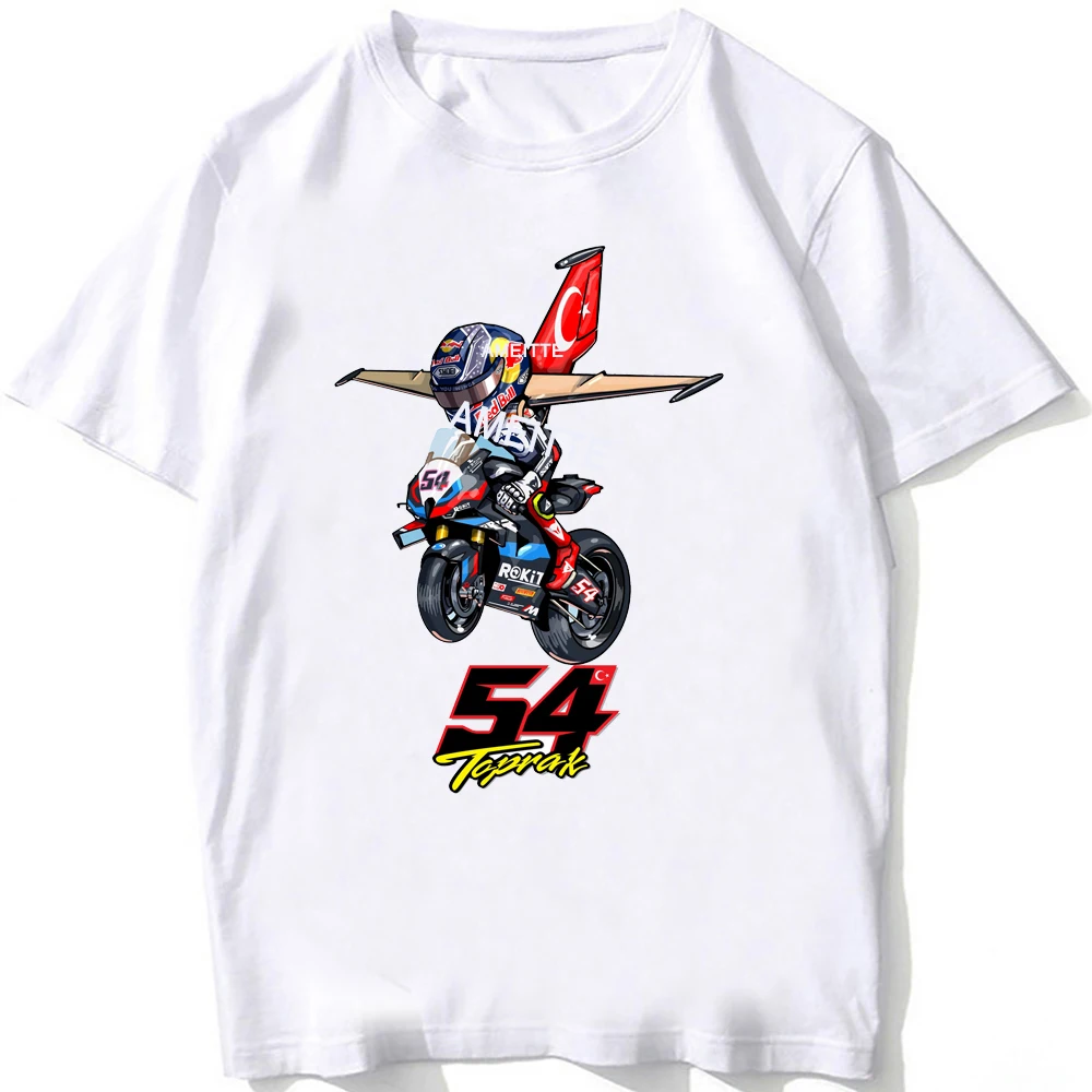 Toprak Razgatlioglu 54 GP 2025 гоночная классическая футболка мужская с коротким рукавом