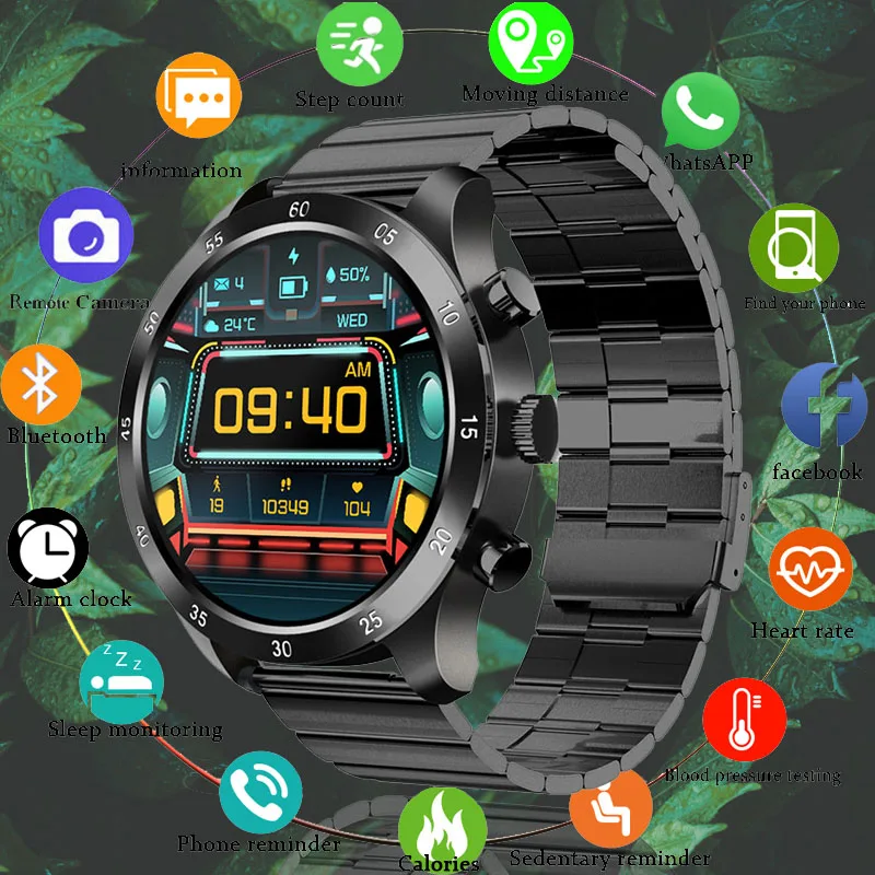 

2022 New Bluetooth Call Smart Watch Custom Dial Full Touch Screen Waterproof Smartwatch Sports Fitness Heart Rate Watch For Mens