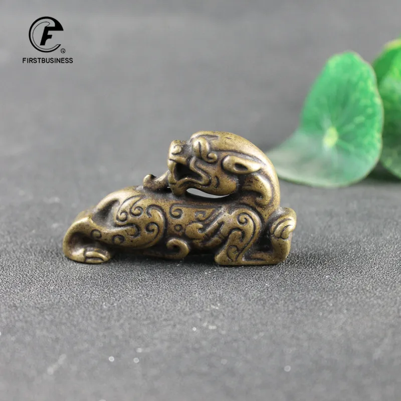 Винтажные китайские фигурки мифологических животных на удачу Pixiu миниатюры