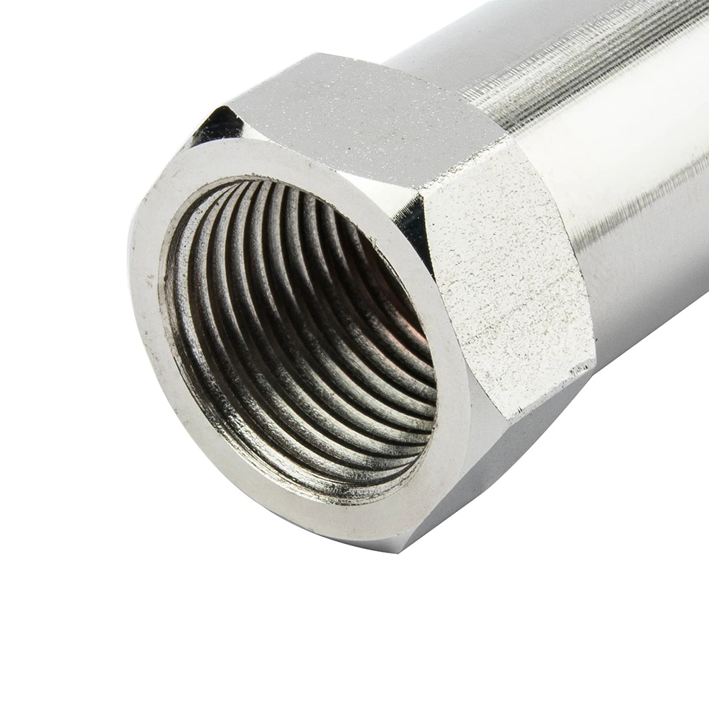 

100% Brand New Auto Replacement Parts Oxygen Sensor Extension 2pcs 45mm Isolator Extender M18*1.5 Nickel Plated