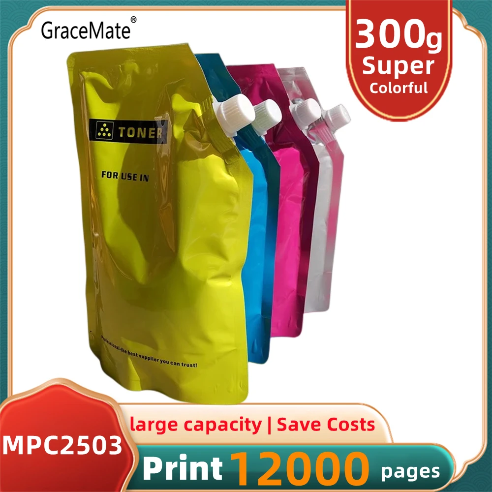 

GraceMate MPC2003 MPC2503 Toner powder for Ricoh MPC2004 MPC2504 MP C2003 C2503 C2004 C2504 MPC 2003 2503 2504 Cartridge Reset
