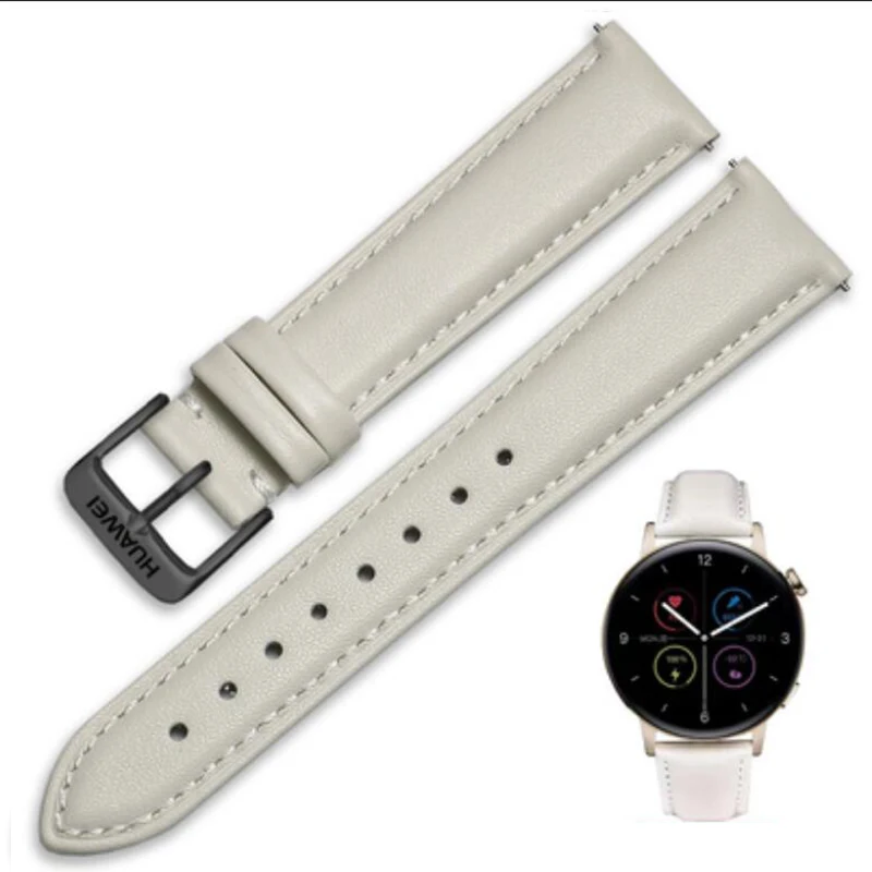 HUAWEI Original Leather Strap For Huawei Watch2/ Gt2 42mm 46mm,16mm/18mm/20mm/22mmWatchband for Huawei Gt3 Gt 2 Pro Magic2 Watch