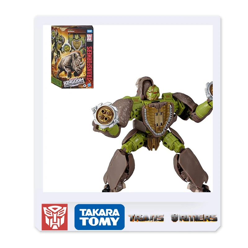 

TAKARATOMY genuine Transformers children's toys War Cybertron Siege Kingdom Series Voyager-class F0695Rhinox action model