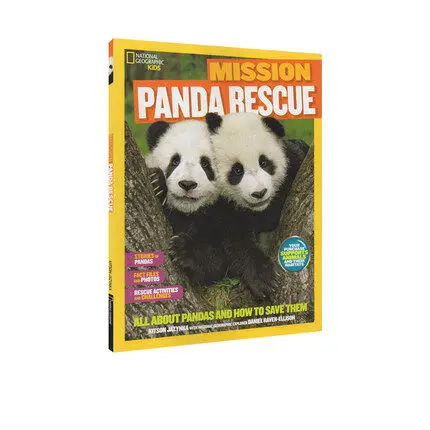 

Национальное географическое положение, Детская миссия, панда, спасение, оригинальные детские популярные научные книги