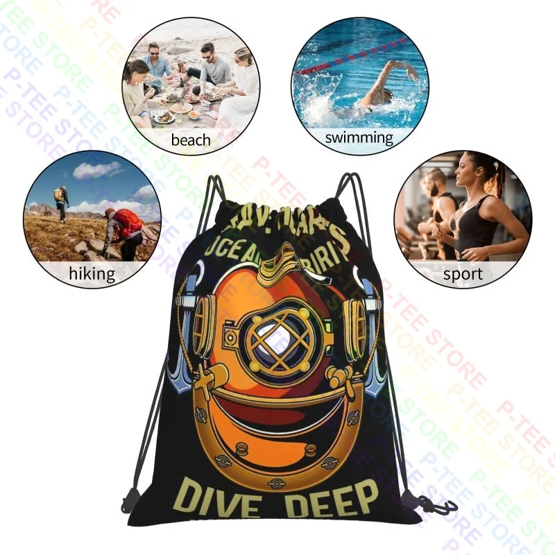 Сумки на шнурке Brave Hearts для дайвинга и спортивная сумка сумки путешествий с 3d