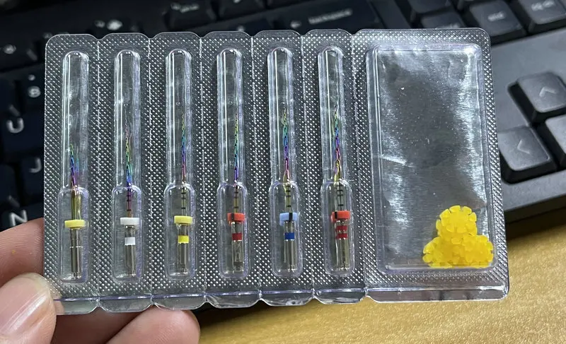 Стоматологические роторные радужные файлы аксессуары супер-файлы