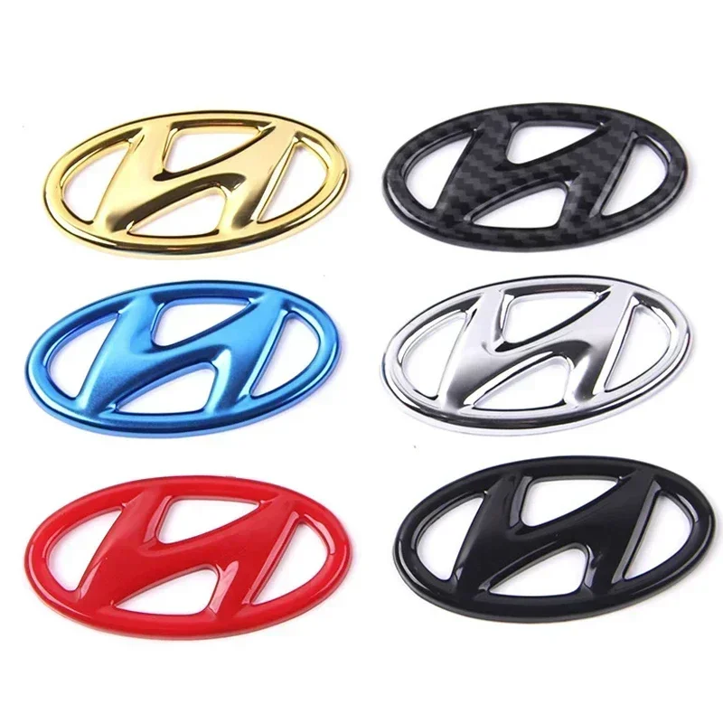 Фото Для Hyundai ABS автомобильный руль логотип эмблема наклейка наклейки Mistra Lafesta Elantra Accent IX35 I20 I30 Sonata Veloster Tucson №1