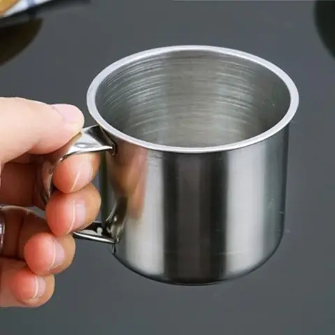 Портативная дорожная чашка для кофе и чая 200 мл из нержавеющей стали
