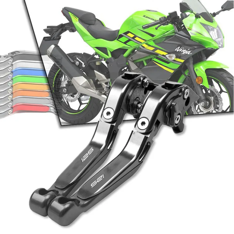 

Новинка для KAWASAKI NINJA125 NINJA 125 Z125 Z 125 2019-2022 аксессуары для мотоциклов CNC Складные Выдвижные рычаги тормоза и сцепления