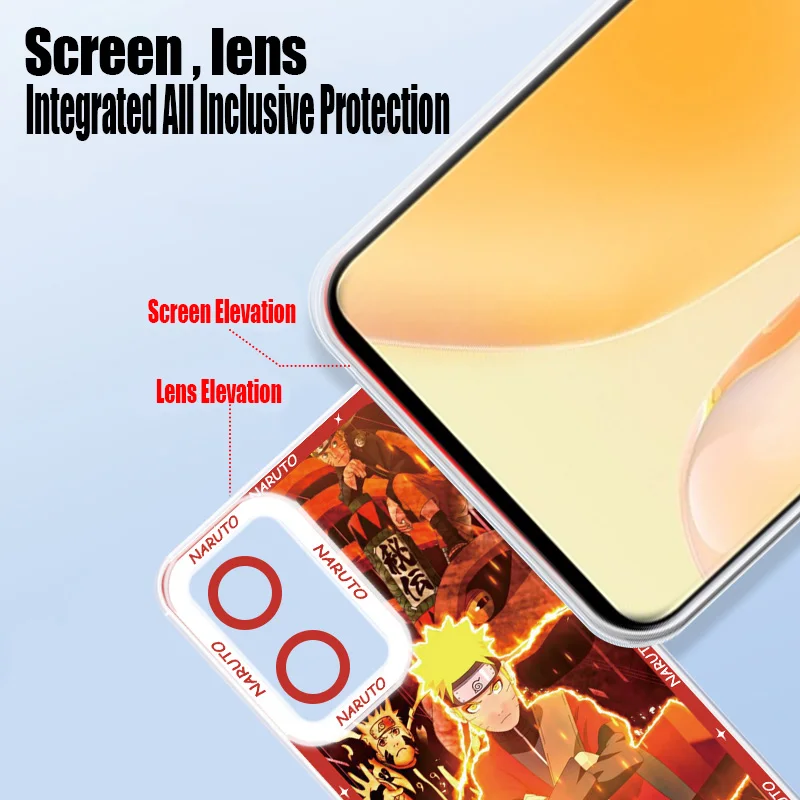 Аниме искусство Narutos для OPPO A98 A94 A92 A78 A76 A74 A72 A58 A54 A55 A36 A15 Reno 7 6 искусственные глаза