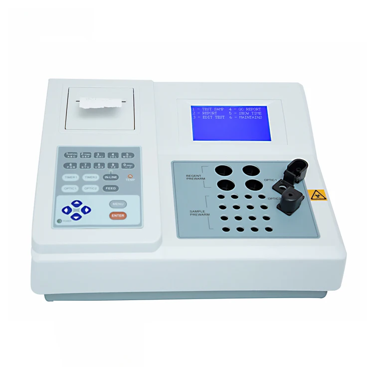 

Hospital clinical analytical instruments semi-auto blood Coagulation Analyzer portable coagulation analyzer