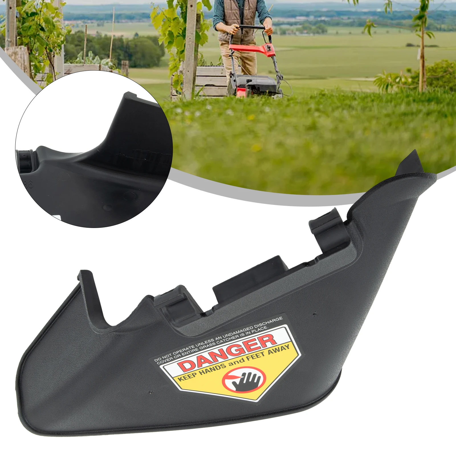 Желоб с боковым разрядом подходит для Troy Bilt ручной косилки 1 шт. садовые