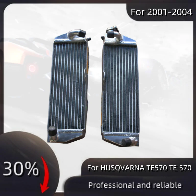 Для 2001-2004 HUSQVARNA TE570 TE 570 алюминиевый радиатор Охлаждающая охлаждающая жидкость 2001