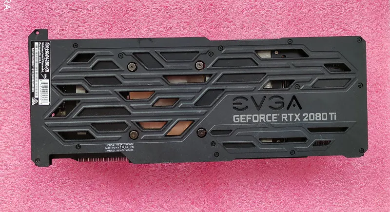 Фото Оригинальная задняя панель кулера для видеокарты EVGA RTX2080Ti №3