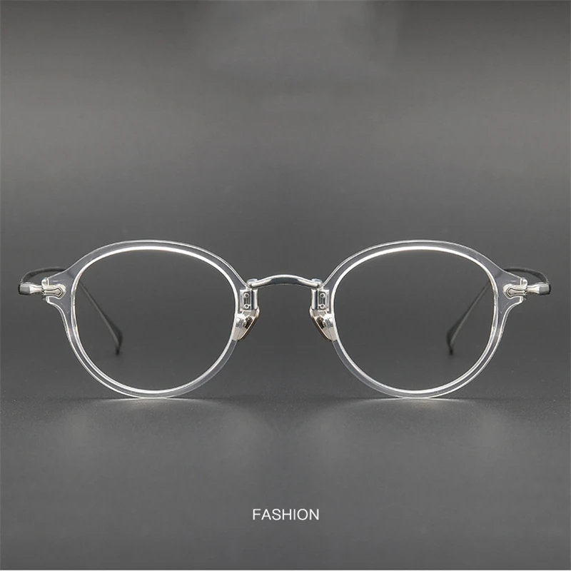 Круглые очки для близорукости в стиле ретро японская брендовая прозрачная