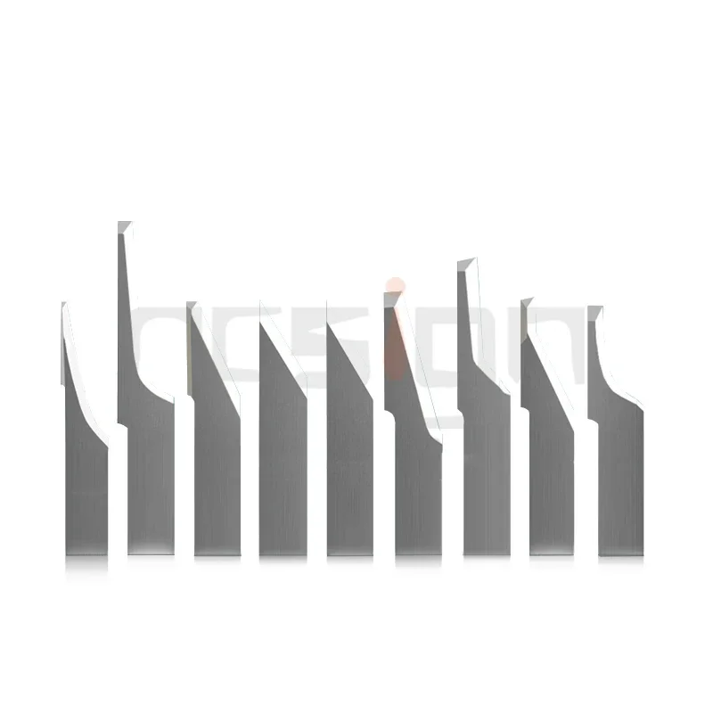 

10PCS AOKE IECHO JINGWEI CNC Vibrating Knife Oscillating Fabric Pneumatic Leather Foma PVC PU Rubber Drag Dragging Cutting Tool