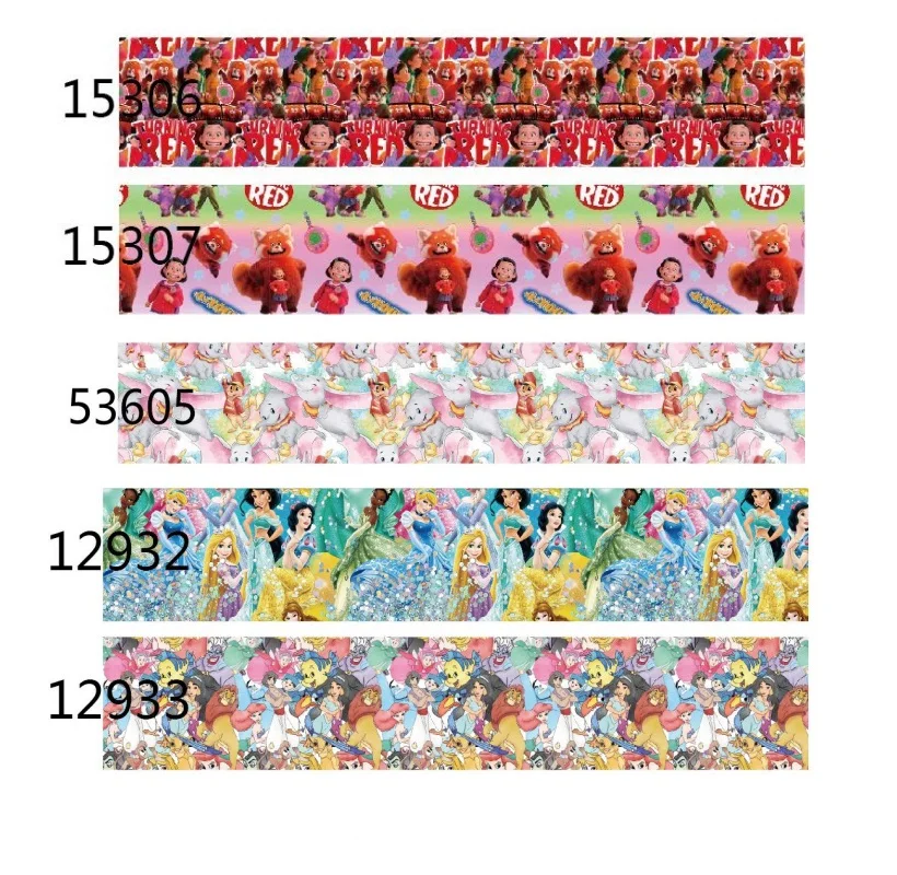 

Printed Turning Red Dumbo Princess Disney Grosgrain Ribbon 50MM 75MM