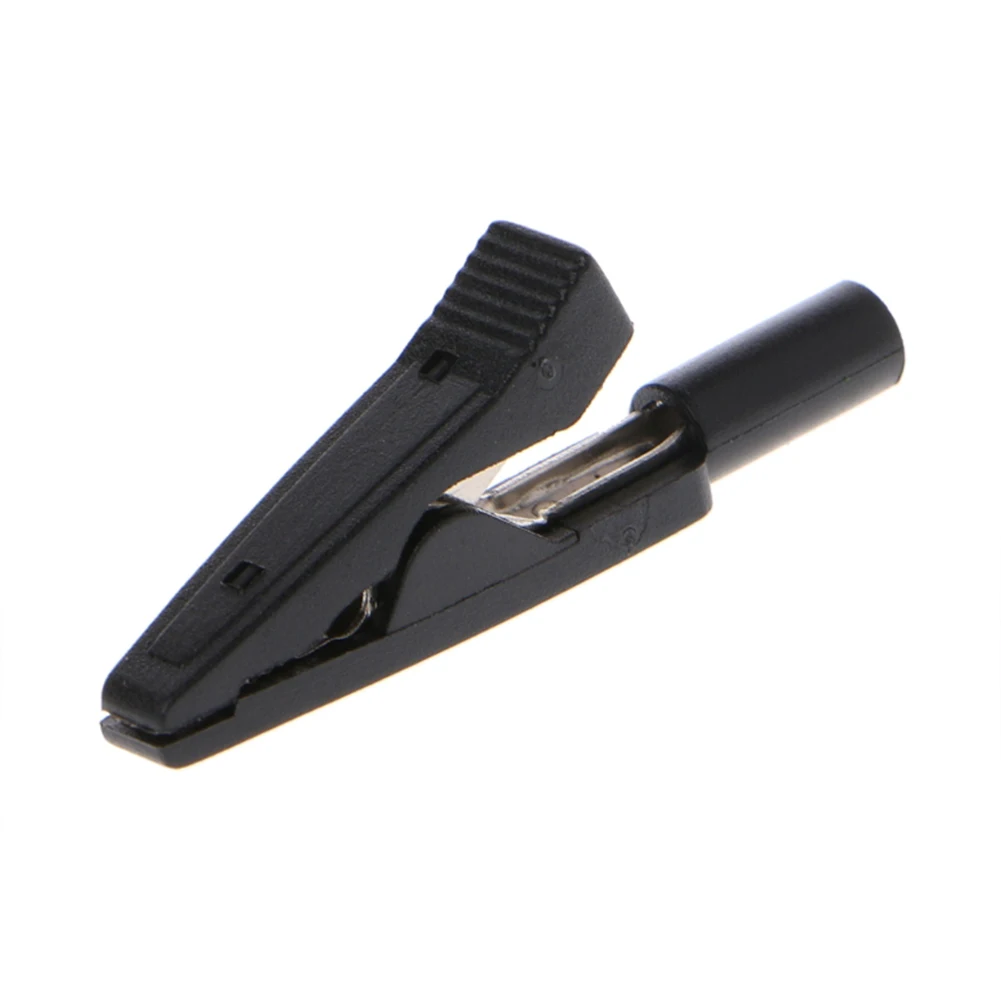 

2Pcs Insulated Alligator Clip 2mm Battery Test Clip Banana Female Adapter Meter Test Multimeter Pen Cable Probes Crocodile Clip
