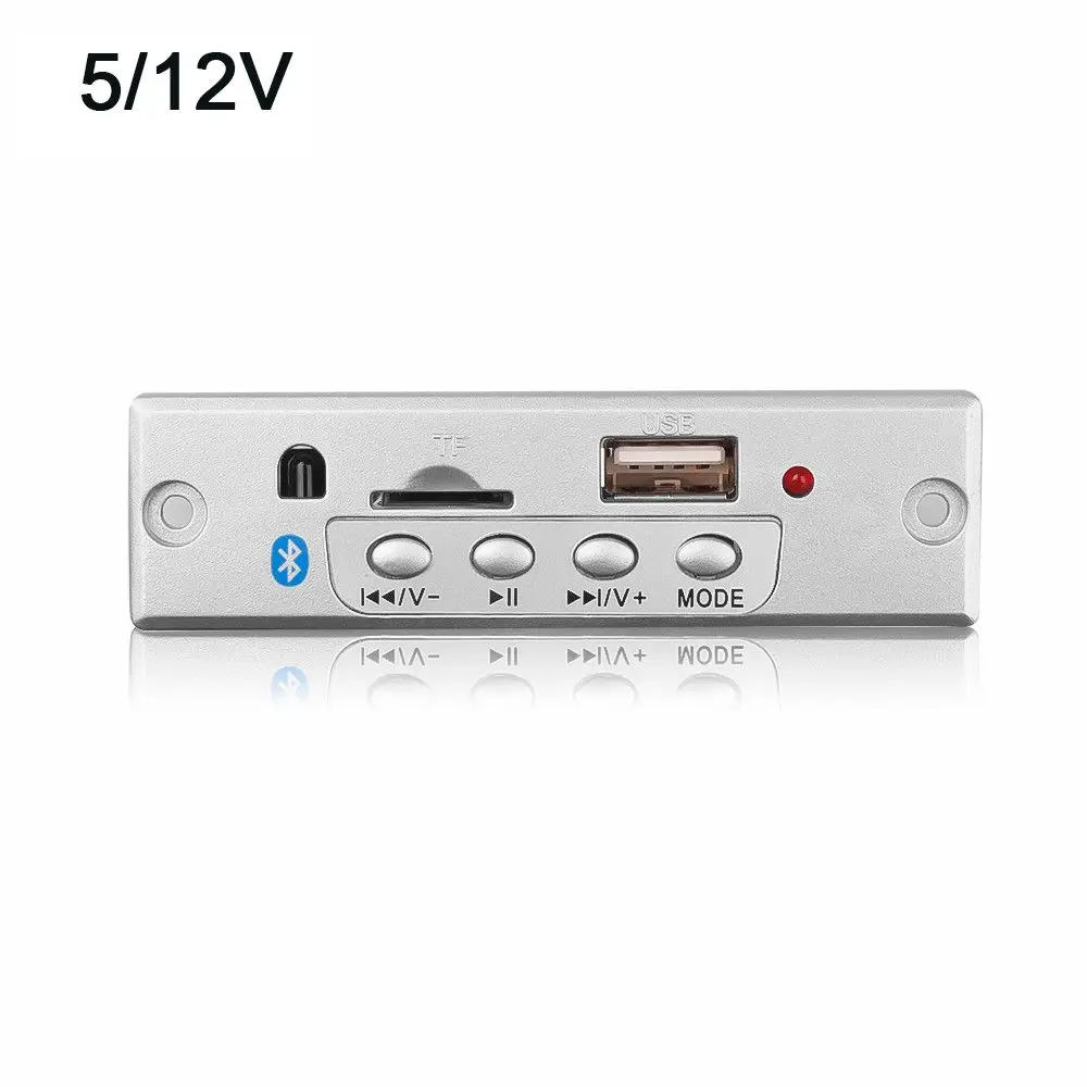 Автомобильный USB MP3-плеер декодер для MP3 с Bluetooth модулем слот карт TF/USB/FM 5/12 в