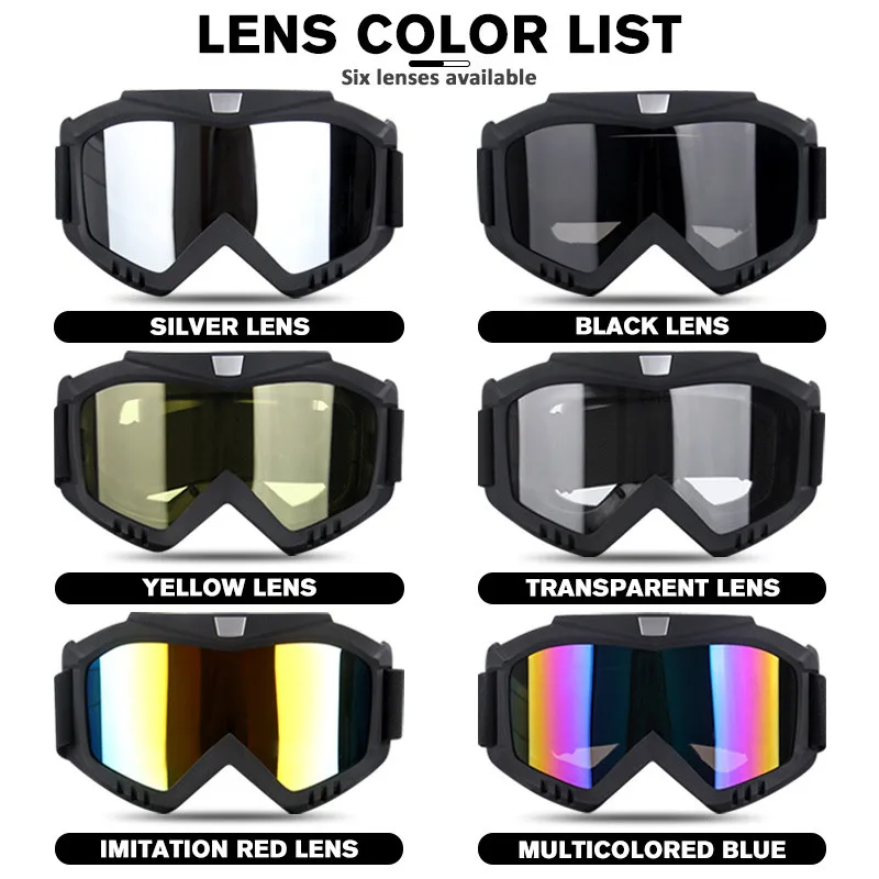 Тактические ветрозащитные очки для велоспорта езды на мотоцикле сноуборде
