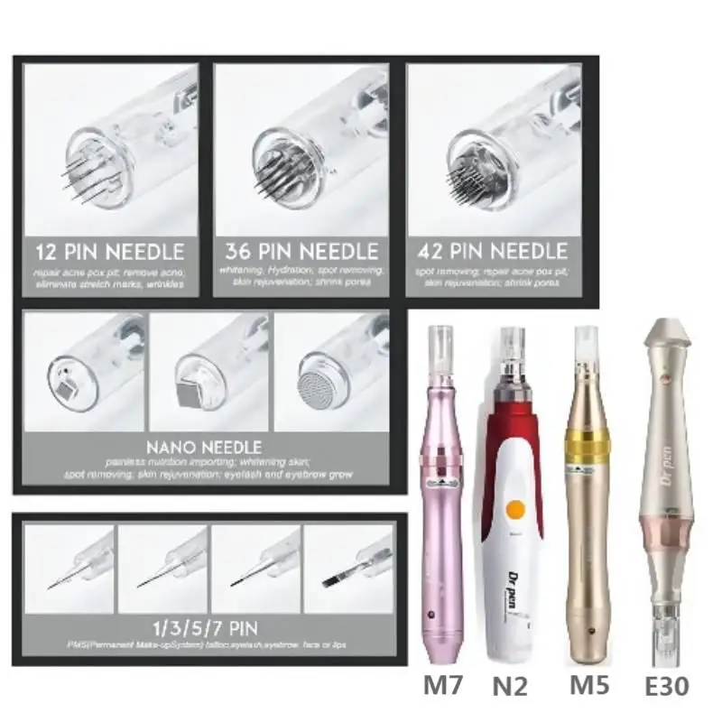 

20 шт., картриджи для игл Dr Pen Ultima M5/M7/N2/MyM/E30