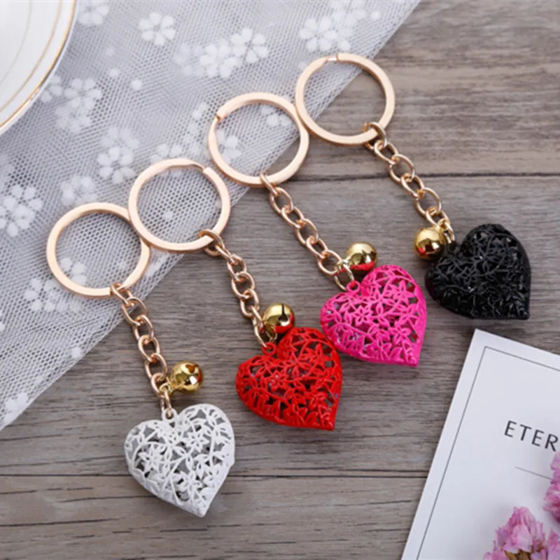 

Heart Bell Pendant Keychains Women Bag Pendant Valentine's Day Gift Wedding Event Party Gift Valentines Day Anniversary Decor