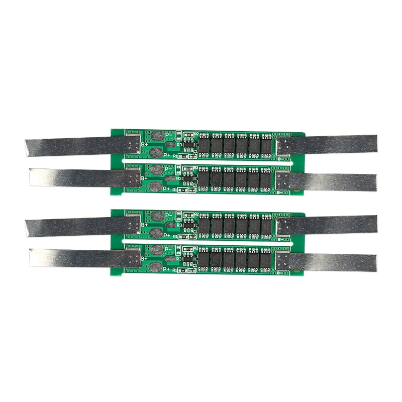 Защитная плата BMS 1S 18650 для литий-ионного аккумулятора, 3,7 в, а, 6 А, а, 9 А, 3MOS/4MOS/5MOS/6MOS с никелевой сваркой, 5 шт./партия