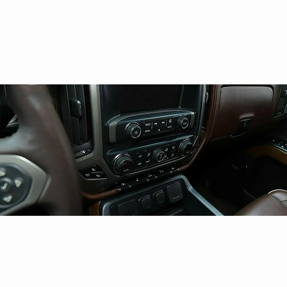 

Центральная консоль, кнопка переключателя кондиционера для Chevy Silverado 14-18, легко установить, аксессуары для интерьера