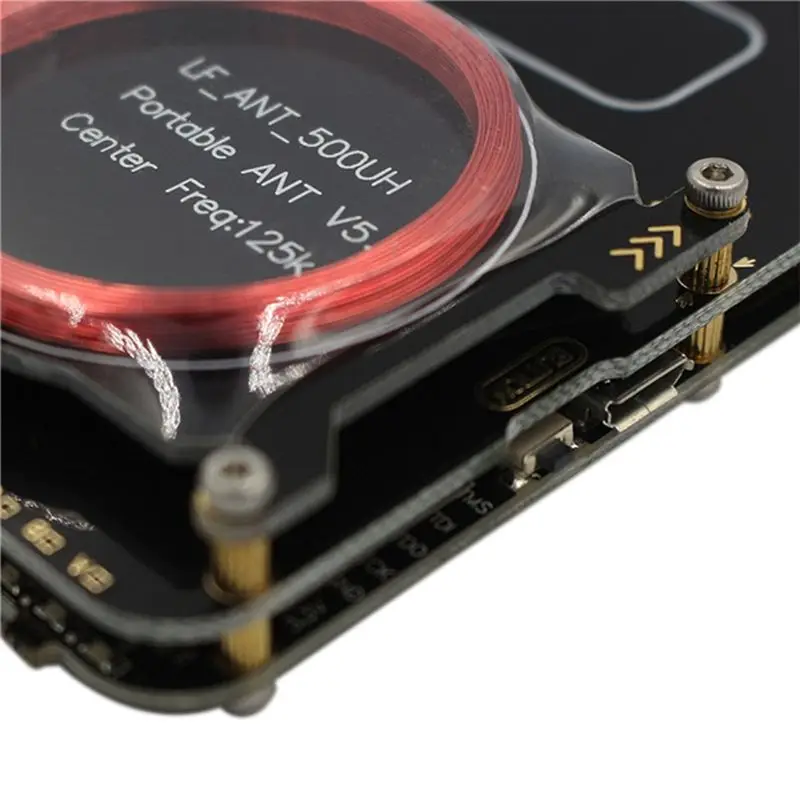 Фото ABZZ-Proxmark3 RFID-считыватель карт + 5 ключей-брелоков T5577, устройство для записи IC/ID ключей, дубликатор RFID, комплект для копирования и программирования смарт-чипов 5.0 №4