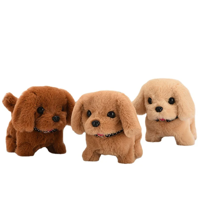18CM Perro Peluche Robot Puppy Plush Toys Interactive Cute Dog Funny Wagging Shaking Birthday Dancing for Kid and |
